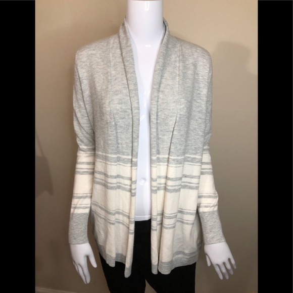 Loft Long Sweater Grey and White XS - Picture 1 of 5